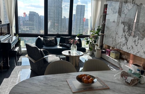 Pudong Condo | Luxury 1-bedroom condo in riverside heart downtown East Bund Pudong Shanghai