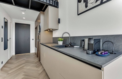 Kalamaja Apartment | Luxury 1-BR Loft/terrace/best area in Tallinn/AC