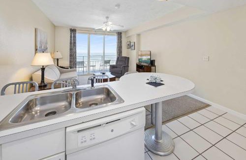 Brush - Stewarts House | Luxury 18th Floor 1 BR Condo Direct Oceanfront Wyndham Ocean Walk Resort Daytona Beach | 1808