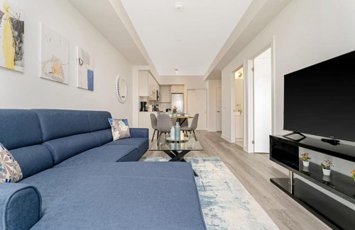 Kitchener Apartment | Luxury 1BR Condo - King Bed & Private Balcony