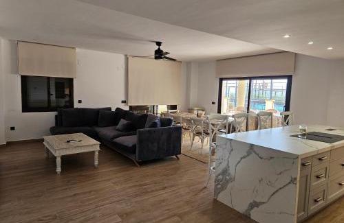 Cabrita Apartment | Luxury 3 bed apartment Marina de la Duquesa, huge terrace pool views, 500 meters to Beach
