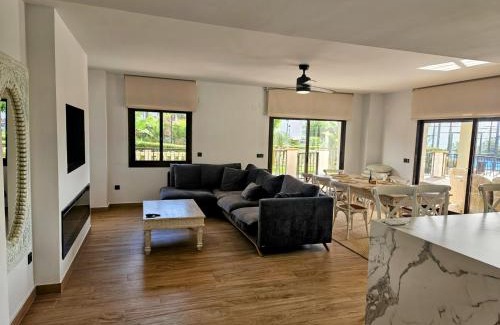 Cabrita Apartment | Luxury 3 bed apartment Marina de la Duquesa, huge terrace pool views, 500 meters to Beach