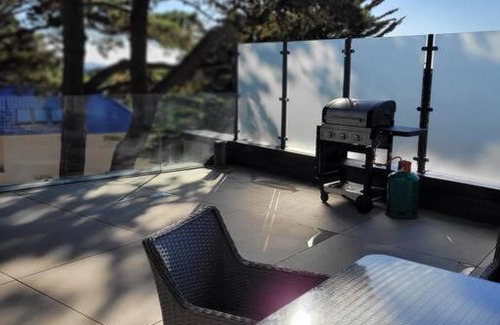 Sandbanks Apartment | Luxury 3 bed flat with large terrace, sea views and hot tub