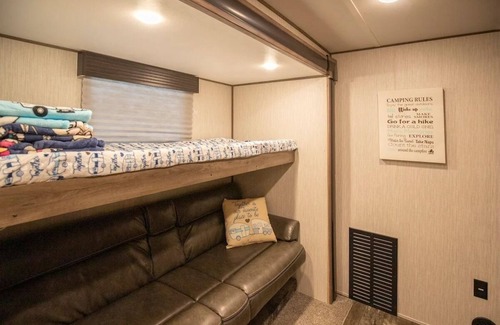 Nipomo House | Luxury 3-Bedroom 42' Home on Wheels with Bunk Room & Loft