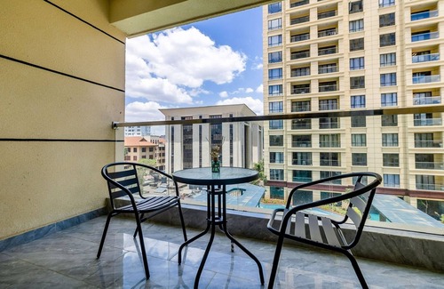 Kilimani Apartment | Luxury 3 BR All-En suite Pool,Gym-kids area & with WiFi