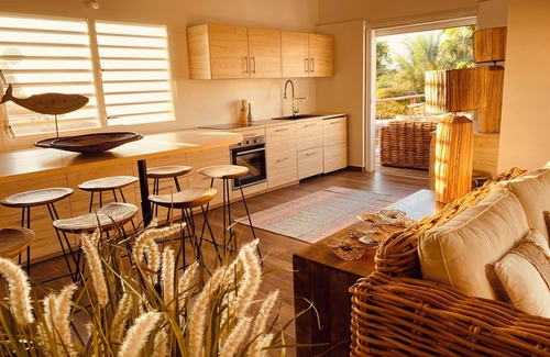 Bouillante House | Luxury 4* house - sea view/tropical garden - facing ilet Pigeon & réserve Cousteau