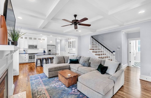 Greenville Downtown House | Luxury 4BR in Historic District, Walk to Downtown