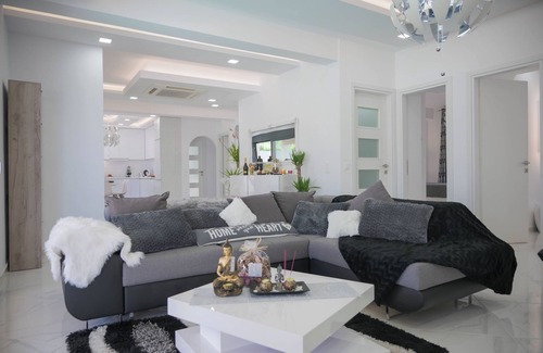 Messonghi Villa | Luxury 5-Bedroom Corfu Villa, Near Messonghi Beach with Pool, Hot Tub & BBQ Area