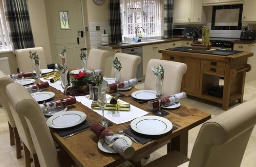 Nannerch House | Luxury 5 bedroom (sleeps 8), 1875 stone cottage, Fully refurbished with Hot Tub