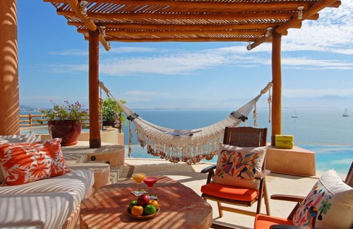 La Cruz de Huanacaxtle Villa | . Luxury 5 Bedrooms, Ocean Front Villa with beach access.