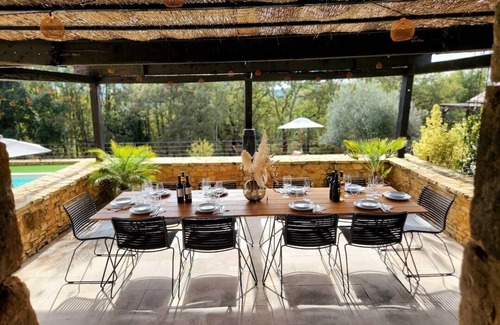 Castelnaud-la-Chapelle House | Luxury 5BR Home | Heated Pool | Near Sarlat+Beynac