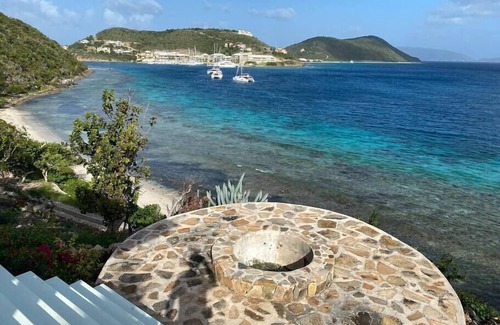 Great Camanoe Island Villa | Luxury 7BR waterfront villa w/instaviews & boat