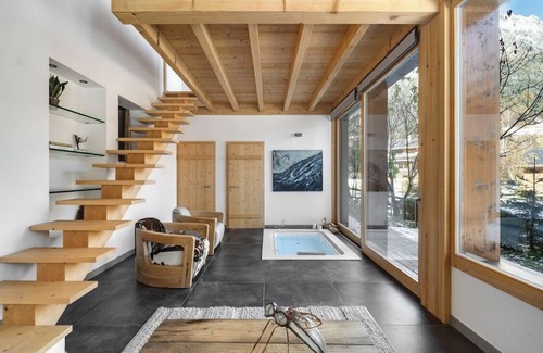 Saleinaz Ski Chalet | Luxury Alpine Retreat: Secluded Chalet, Stunning Views & Private Garden