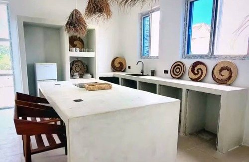 Paje Apartment | Luxury apartment 90m to Paje Beach zanzibar WIFI TV AC walk to shops & beach