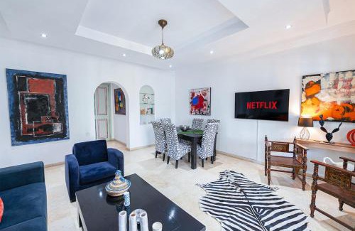 Hivernage Apartment | Luxury Apartment with Pool Large Terrace & Balconies in Hivernage Marrakech