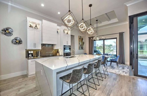 Marco Island House | Luxury canal home w/heated pool & spa!