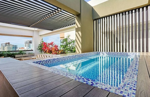 La Arboleda Apartment | Luxury Centric Apt with Pool, Full AC, Fast Wi-Fi, Stunning City Views