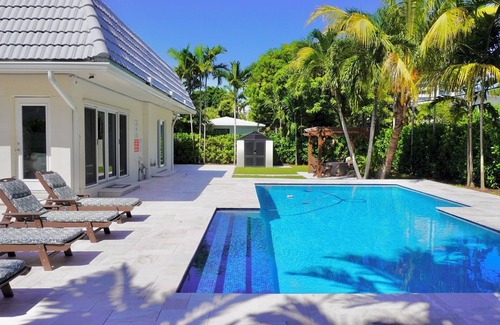 Sunrise Intracoastal House | Luxury coastal style home , heated private pool, minutes from the central beach