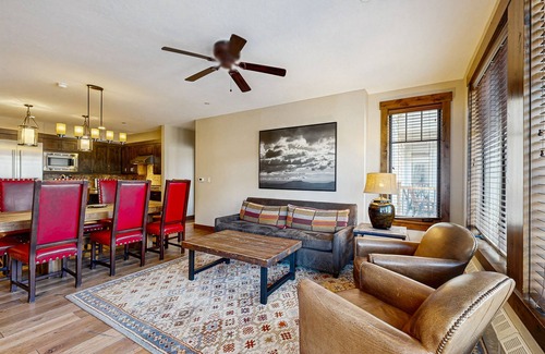 Breckenridge Condo | Luxury condo with Maggie Pond views, hot tubs, pool & gym - walk to lifts