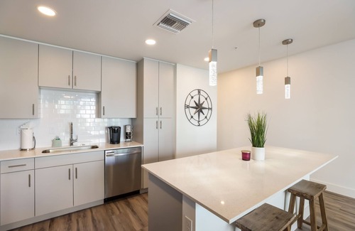 North Trail Condo | Luxury Condo with Xtra Large Patio & Pool Views