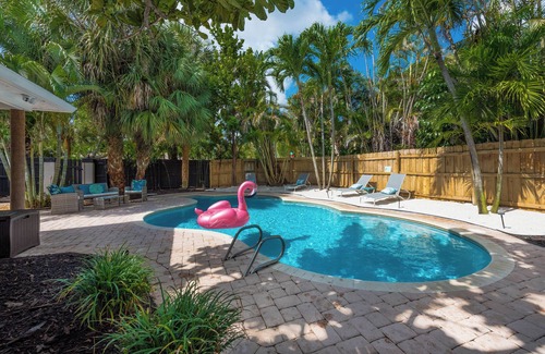 Delray Beach House | Luxury Delray Beach 4/3 Heated Pool & Spa Home - 2 King Masters