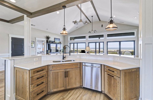 Saint Helena Island House | Luxury Direct Oceanfront NEW Private Elevated Pool and Spa! Limo Golf Cart Included