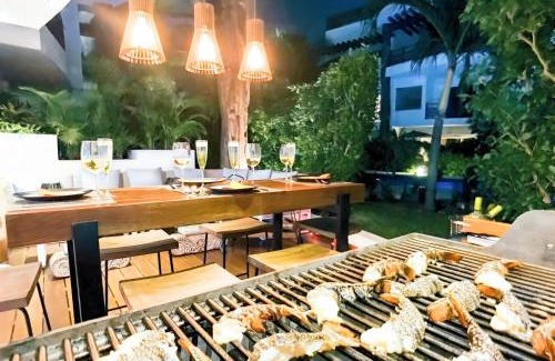 Gonzalo Guerrero Apartment | Luxury Duplex -4 pers- 2mn beach&5th Av, Pool, Gym
