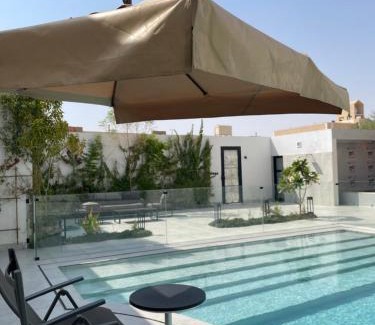 Riyadh Ski Chalet | Luxury Escape W Damms chalet Private Pool