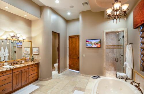 Desert View Village Villa | Luxury Estate, Heated Pool, Spa, Game Room, More