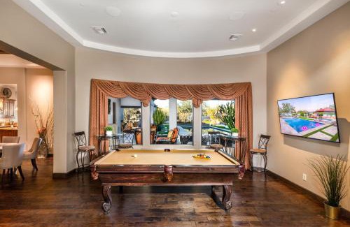 Desert View Village Villa | Luxury Estate, Heated Pool, Spa, Game Room, More