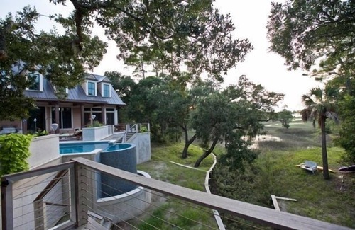 Folly Beach House | Luxury Estate. Secluded Folly Beach Home with Infinity Pool!