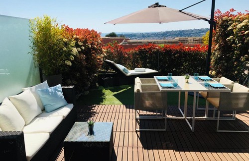 Caucade Apartment | LUXURY FLAT NICE PANORAMIC VIEW - swimming pool - parking - terrace