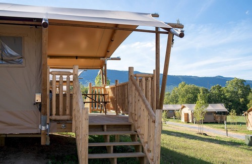 Luray RV Rental | Luxury Glamping Tent at NEW Luray Riverfront Resort - (V417)