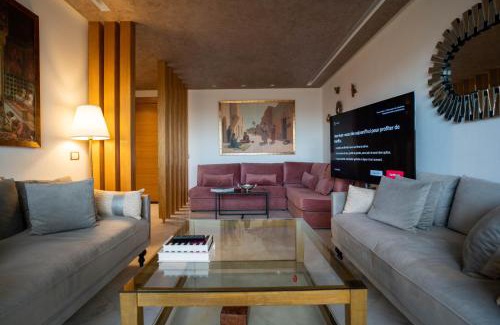 Anfa Apartment | Luxury golden view apartment in les terrasses danfa ain diab