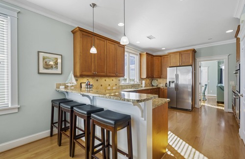 Kure Beach House | Luxury Home Great Ocean Views, Pool, Elevator,45 Steps to beach