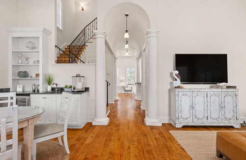 Seagrove Beach House | Luxury Home in Gated Community Close to Seaside and STEPS to the Beach!
