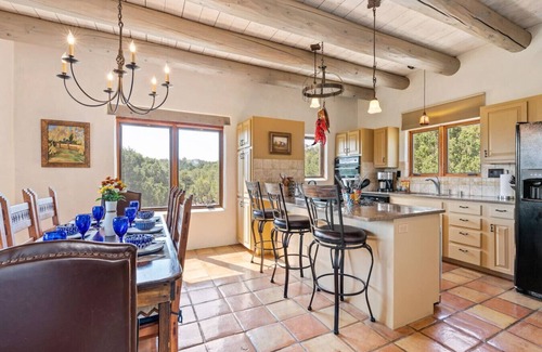 Tesuque Hills House | Luxury Home with Incredible Mountain Views