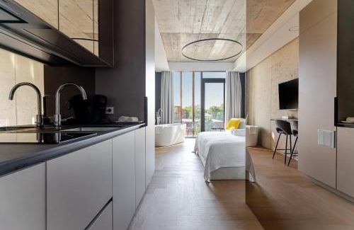 Kaunas Apartment | Luxury Honey Moon Apartments with Free Underground Parking