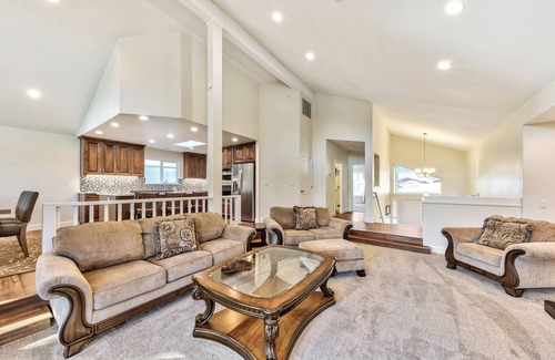 Tahoe Keys House | Luxury Keys Living: 3BR, Pool, Boat Dock, & BBQ