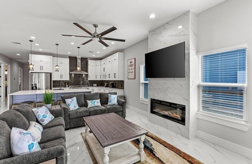 El Lago House | Luxury Living at Seabrook Escape with an Outdoor Oasis!