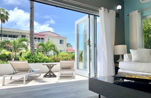 Dickenson Bay Apartment | Luxury living spaces for your next adventure vacation!