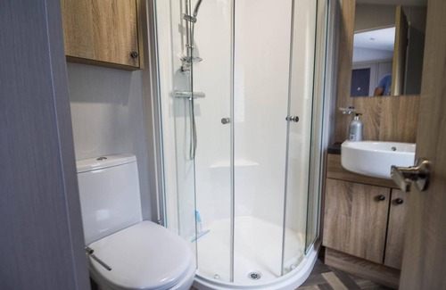 Felixstowe House | Luxury lodge with decking at Suffolk Sands Holiday Park ref 45025EV