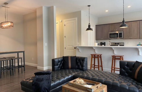 Glens Falls Apartment | Luxury Loft - King Bed - Arts & Entertain District-Visit Saratoga & Lake George