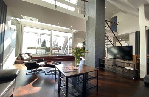Bochold House | Luxury loft over 2 floors with sauna, loggia and terrace