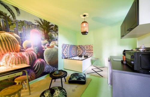 Vigneux-sur-Seine Apartment | luxury Magic Cactus Garden, Paris 0rly avec jacuzzi