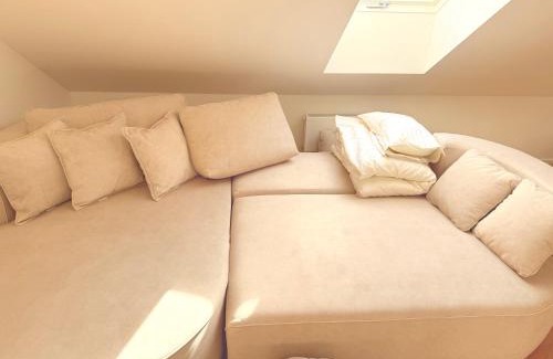 Nove Mesto Apartment | Luxury New Apartment with Balcony Steps from Wenceslas Square
