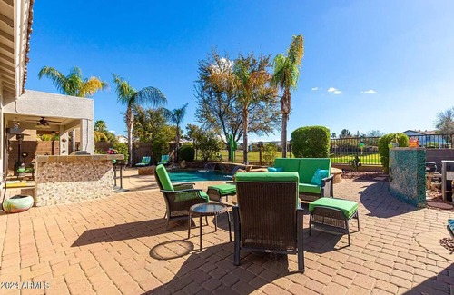Augusta Ranch House | Luxury Oasis: Pool, Hot Tub & Firepit 4 Bedroom Home by RedAwning