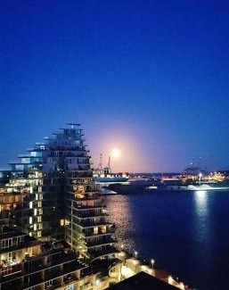 Aarhus C Apartment | Luxury on 12th floor - breathtaking ocean view