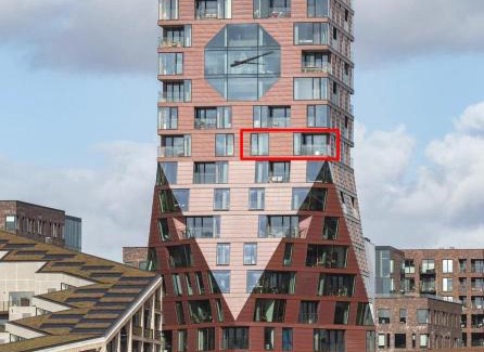 Aarhus C Apartment | Luxury on 12th floor - breathtaking ocean view