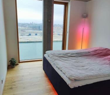 Aarhus C Apartment | Luxury on 12th floor - breathtaking ocean view
